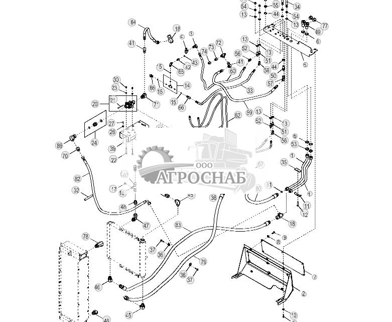 Гидравлика трубопровода лебедки (механизм наклона под углом) ( - 235260) - ST719857 436.jpg